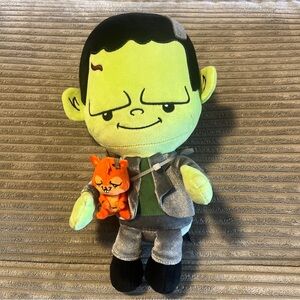 Universal Dark Universe Bitty Monsters Frankenstein Plush with Squirrel Pal NWOT